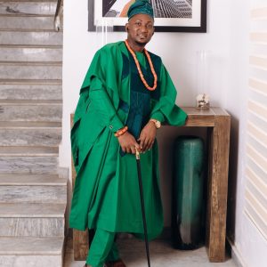 Navy Blue Cahsmere Kaftan, front flap with embroidery button, 3/4 sleeve African senator Kaftan native.